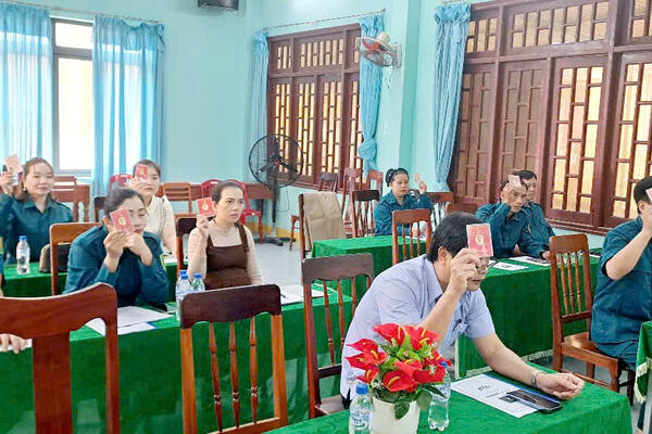 Đại hội Chi bộ Quân sự xã, nhiệm kỳ 2025 – 2027 thành công tốt đẹp